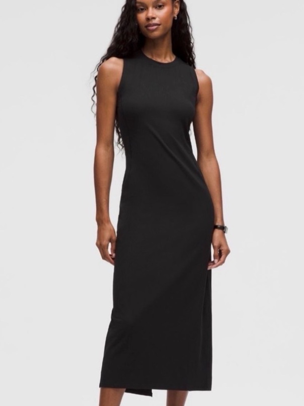 Lululemon ribbed midi dress